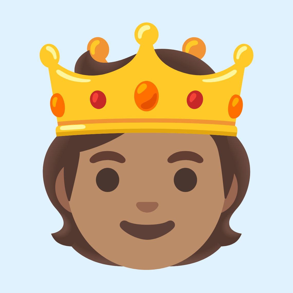 π«
π½ Person with crown: medium skin tone