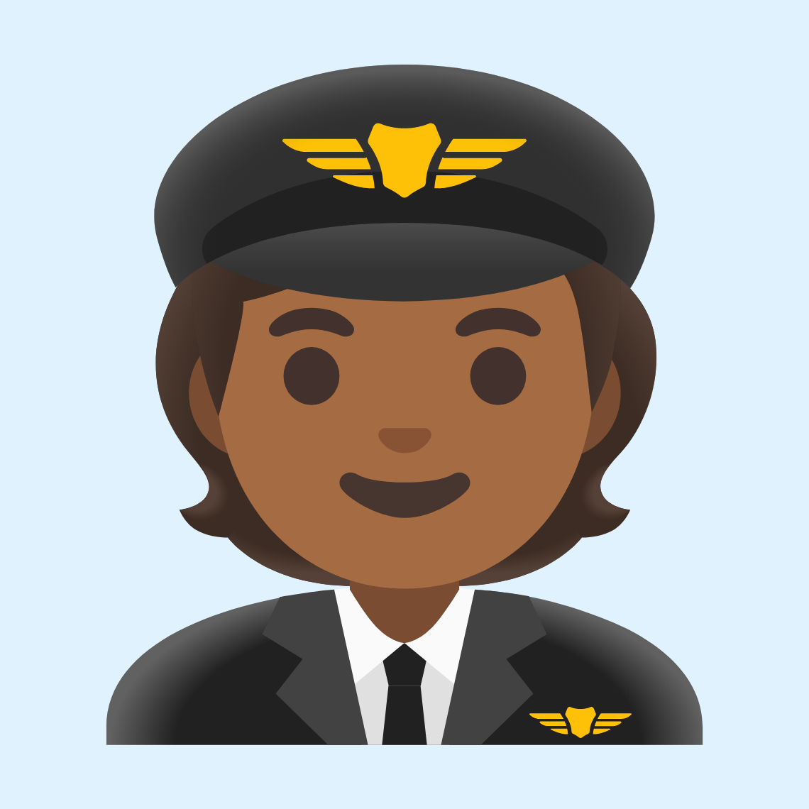 π§πΎββοΈ Pilot: medium-dark skin tone