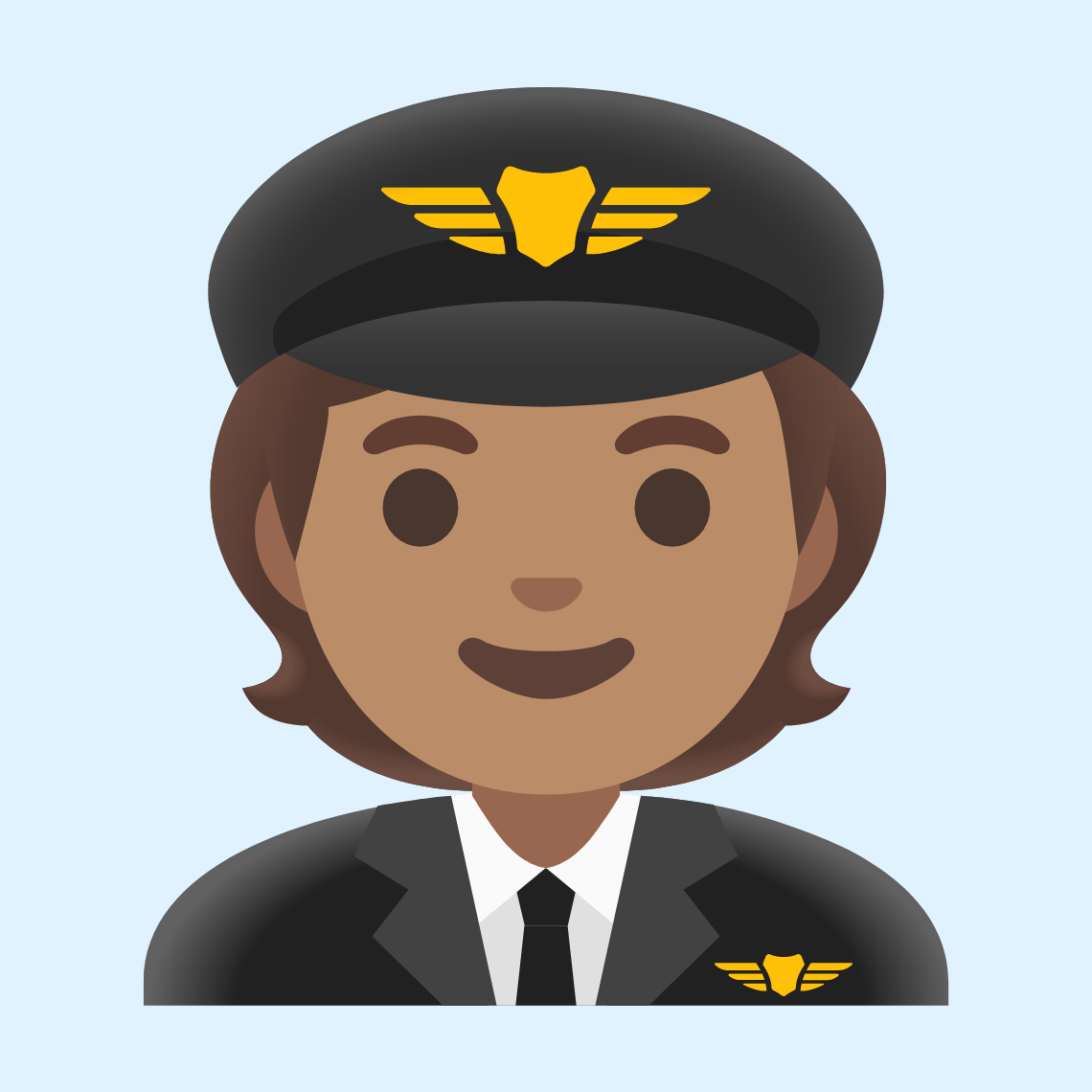 π§π½ββοΈ Pilot: medium skin tone