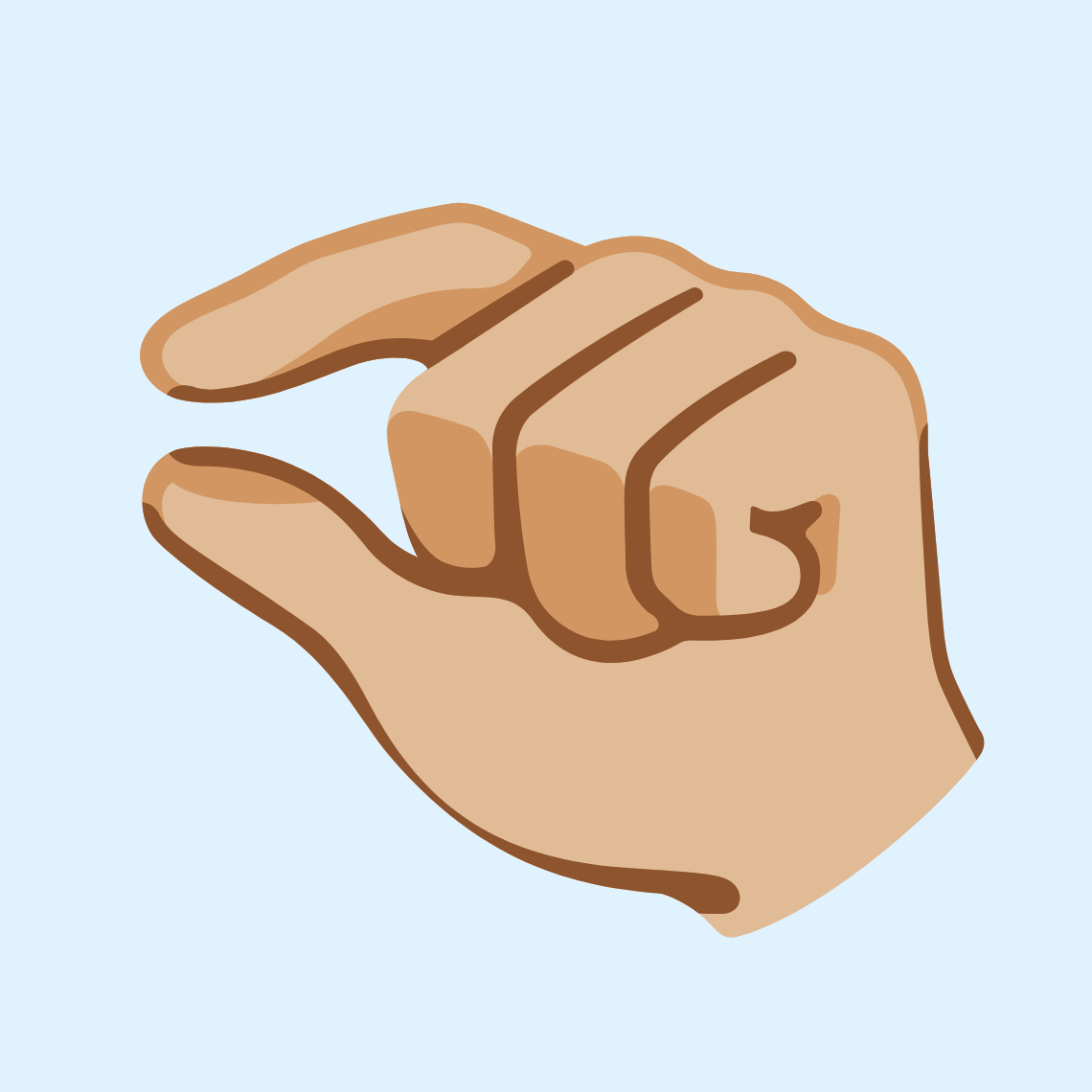 π€πΌ Pinching hand: medium-light skin tone