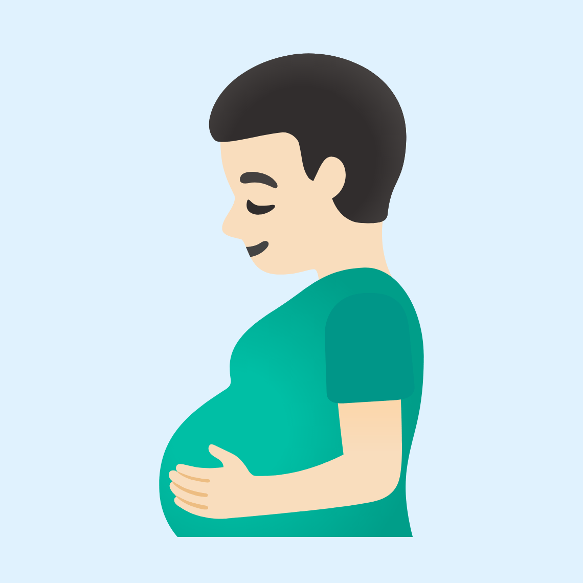 π«π» Pregnant man: light skin tone