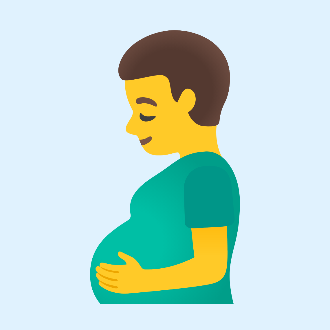 π« Pregnant man