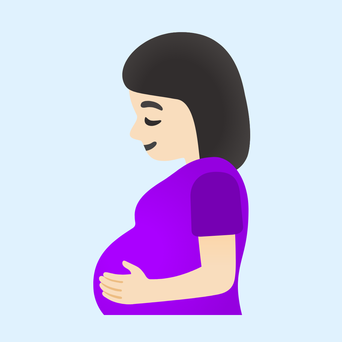 π€°π» Pregnant woman: light skin tone