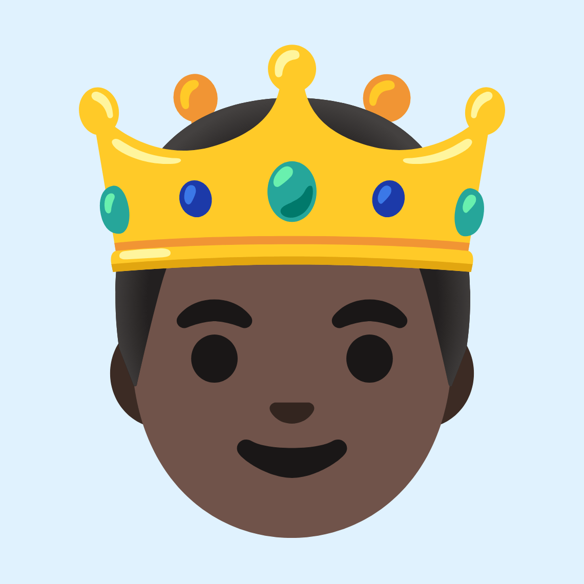 π€΄πΏ Prince: dark skin tone