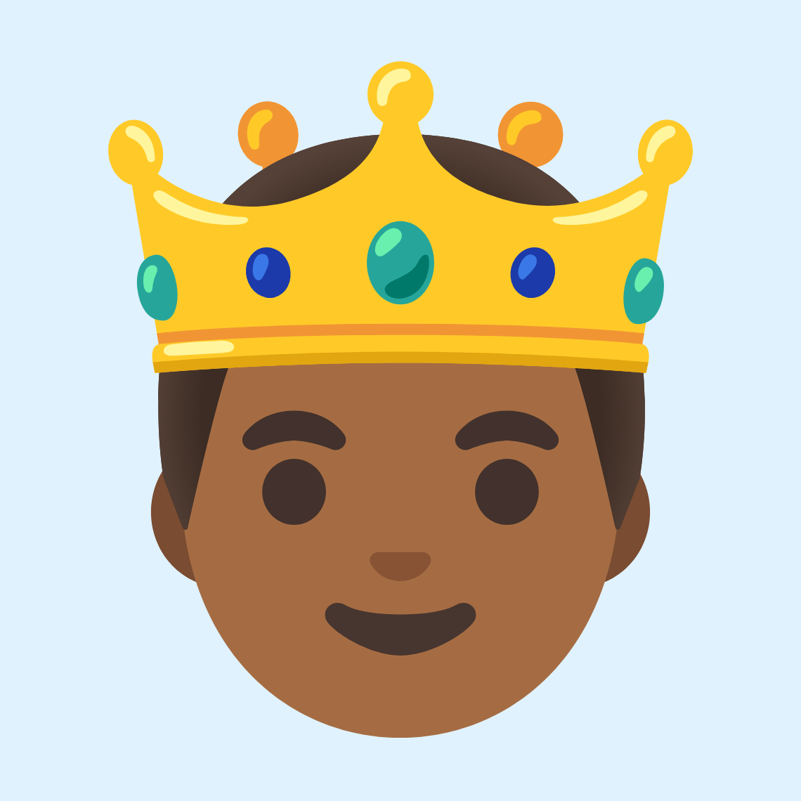 🤴🏾 Princ: smeđa boja kože