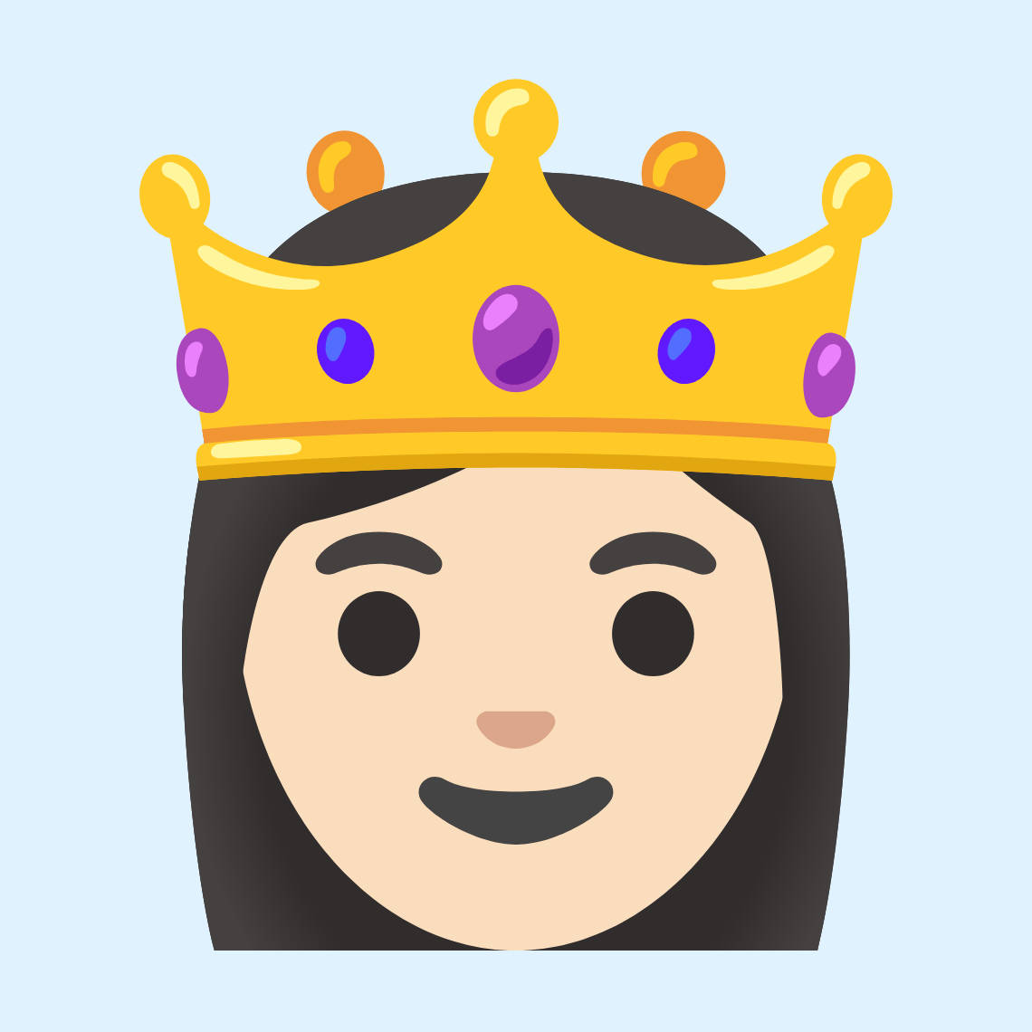 πΈπ» Princess: light skin tone