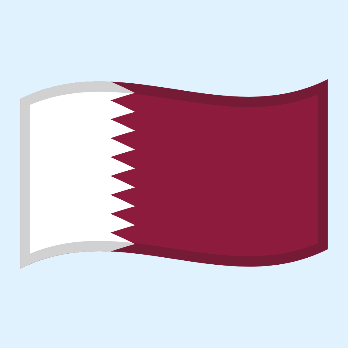๐ถ๐ฆ Flag: Qatar