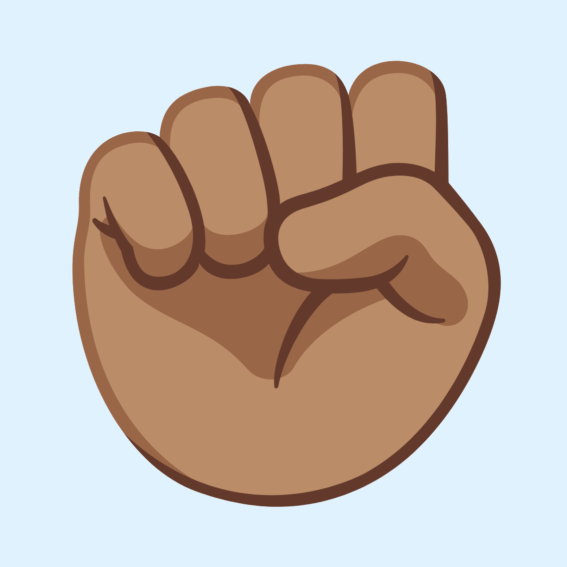 βπ½ Raised fist: medium skin tone