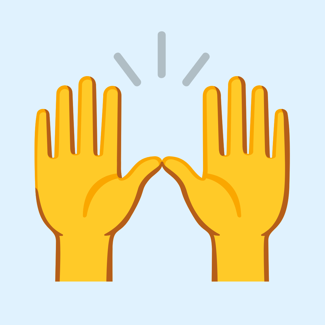 π Raising hands