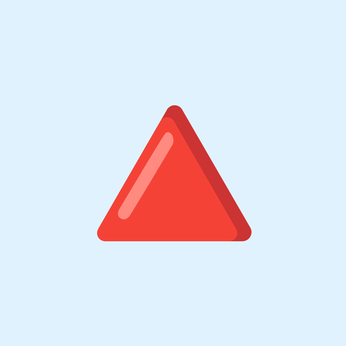 πΊ Red triangle pointed up