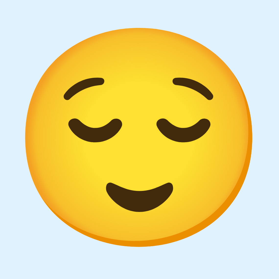 π Relieved face