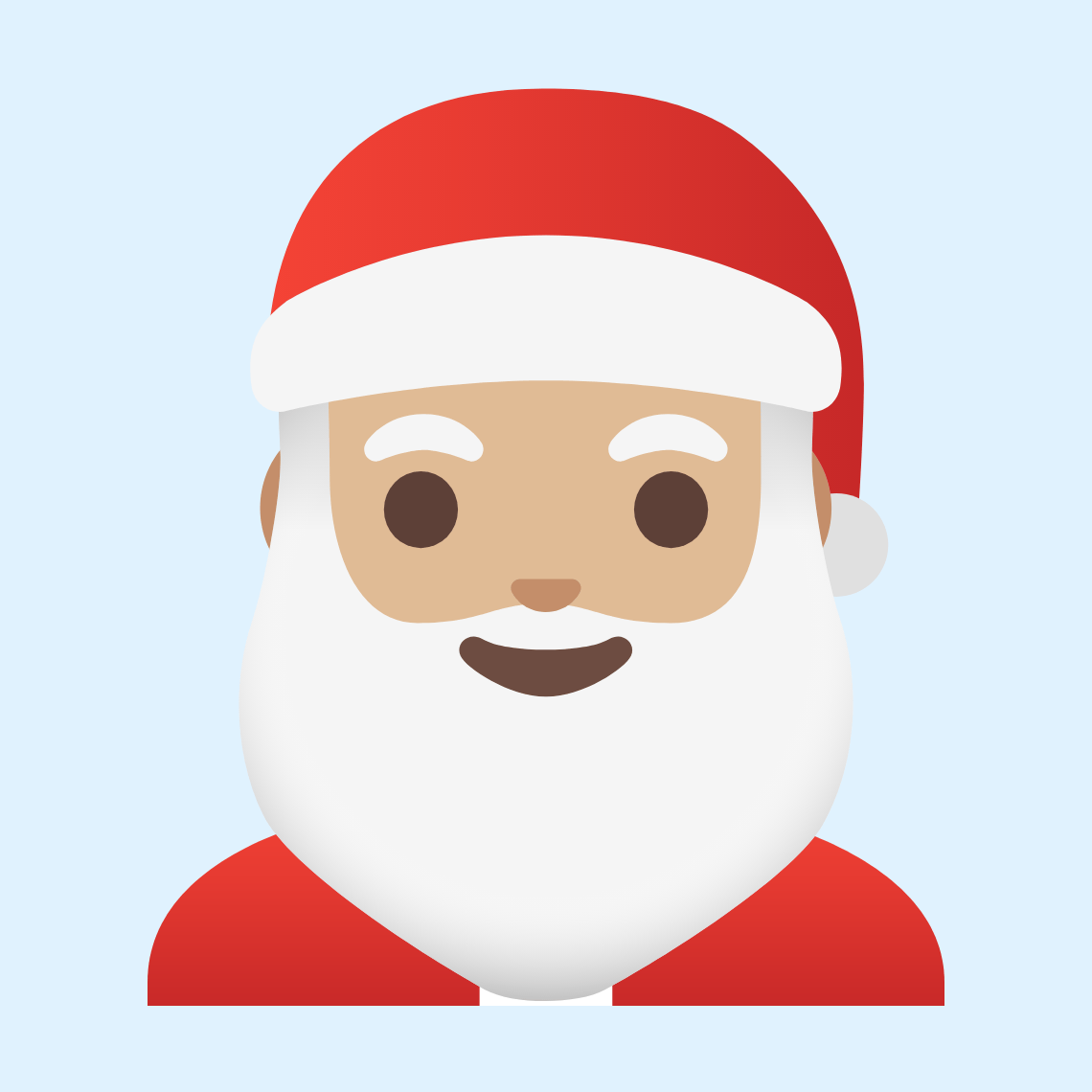 π
πΌ Santa Claus: medium-light skin tone