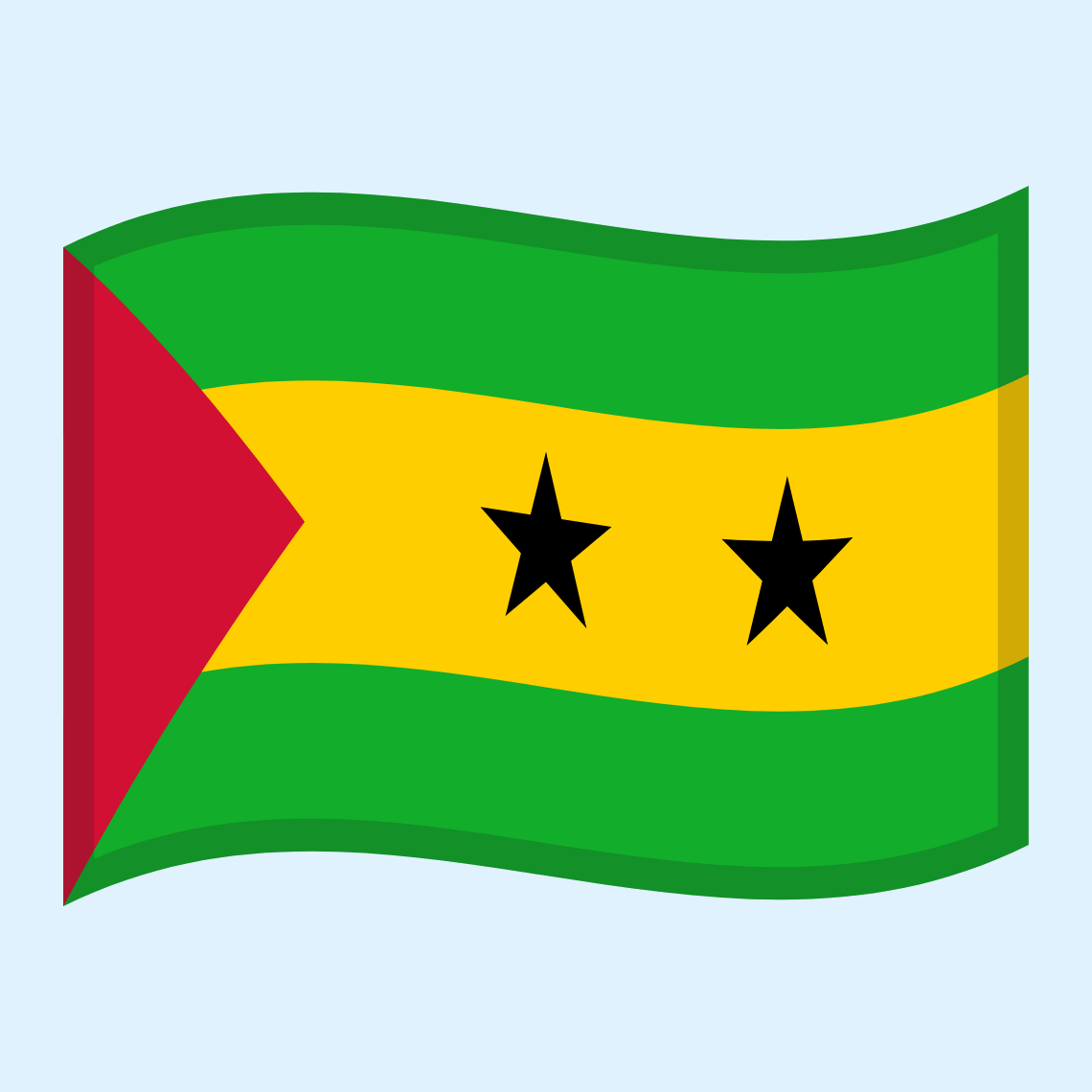 🇸🇹 Flag: São Tomé & Príncipe