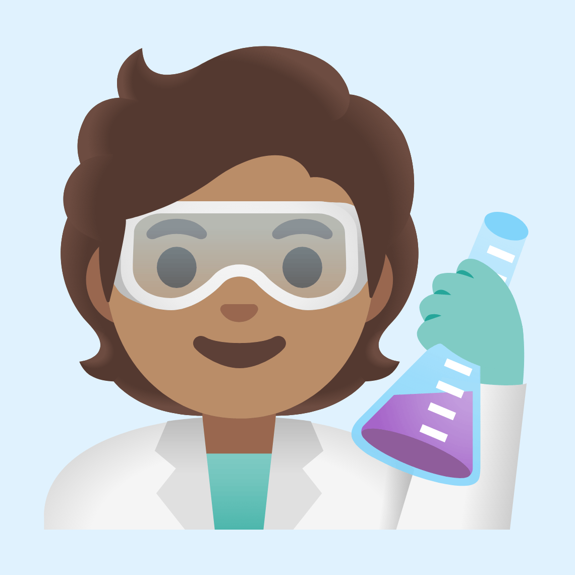 π§π½βπ¬ Scientist: medium skin tone