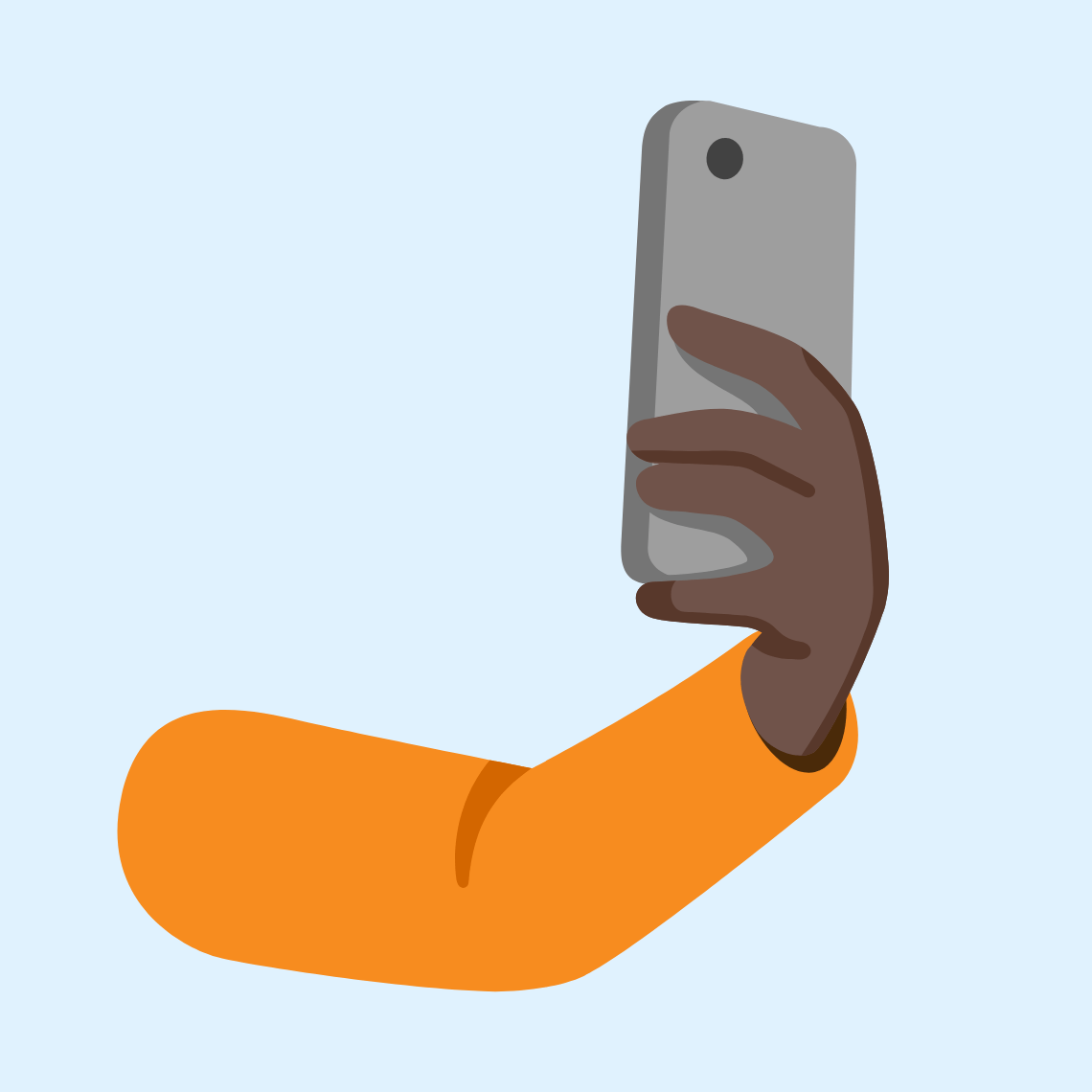 π€³πΏ Selfie: dark skin tone