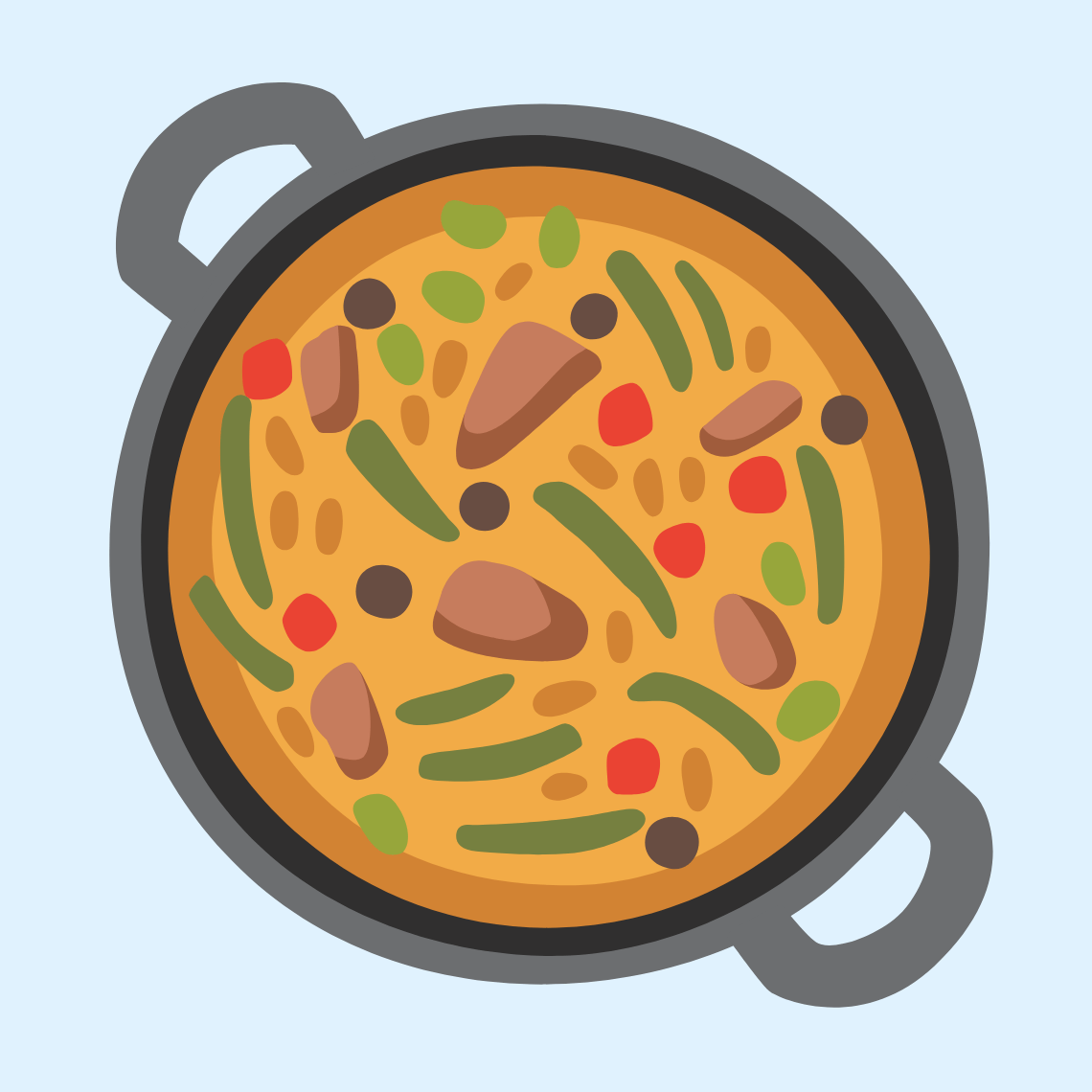 π₯ Shallow pan of food