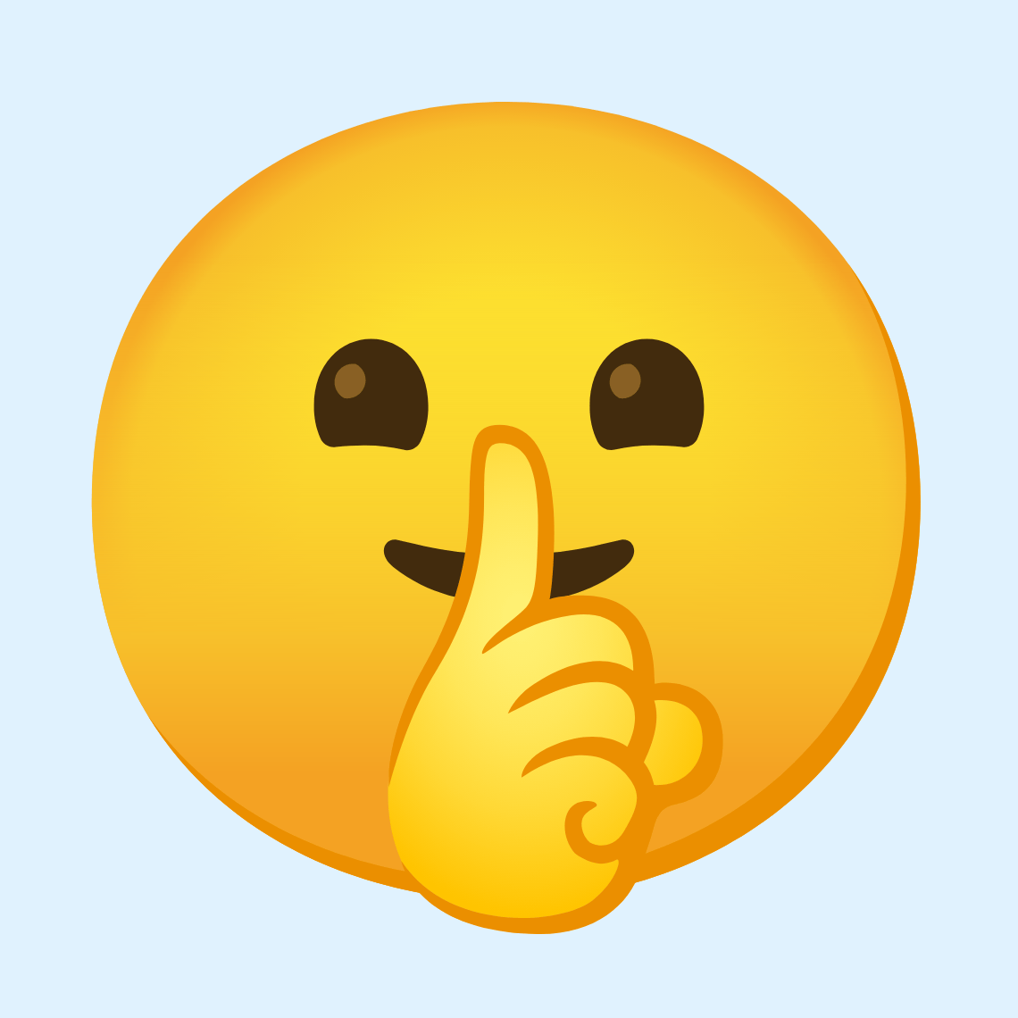 🤫 Shushing face