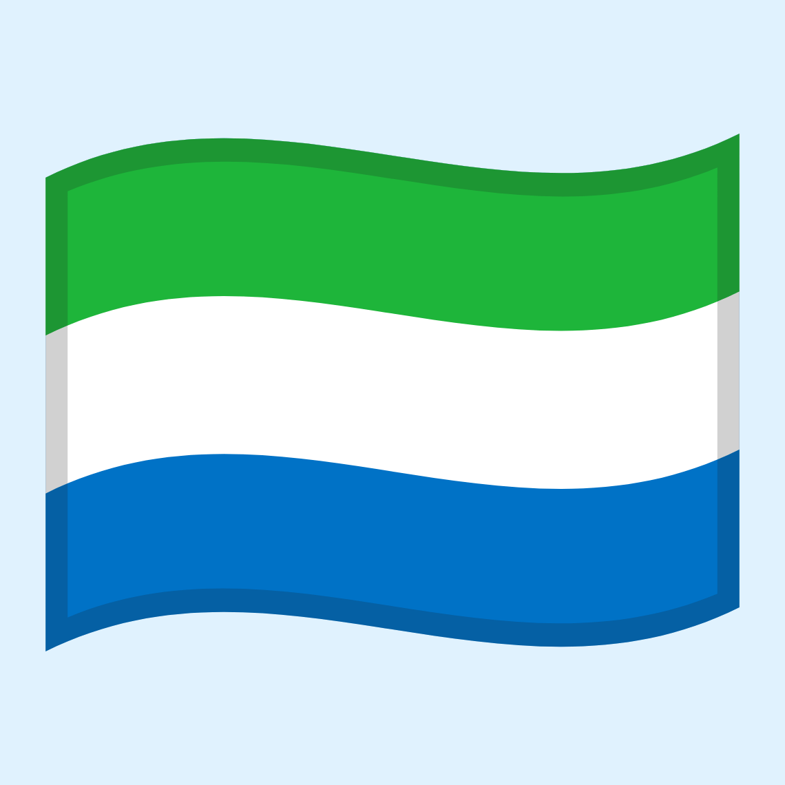🇸🇱 Zastava: Sijera Leone