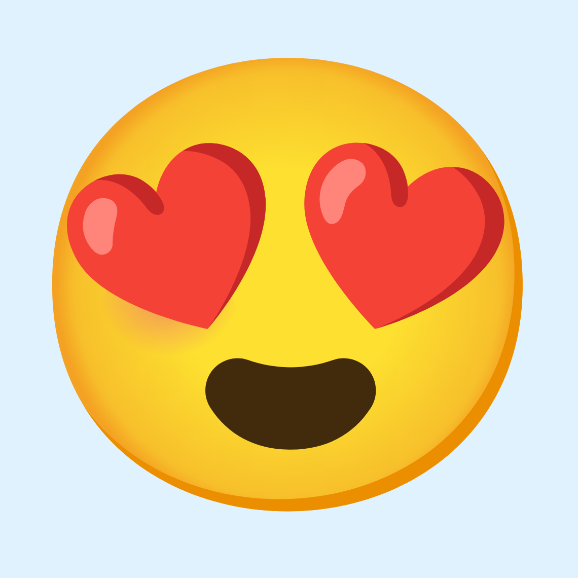 π Smiling face with heart-eyes
