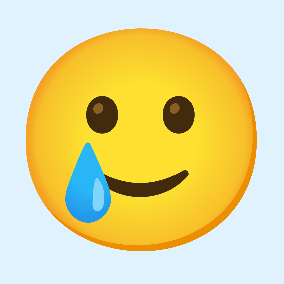 🥲 Smiling face with tear