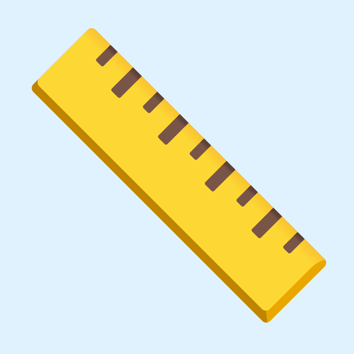 π Straight ruler