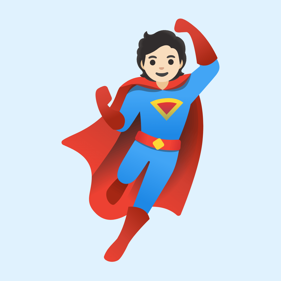 π¦Έπ» Superhero: light skin tone