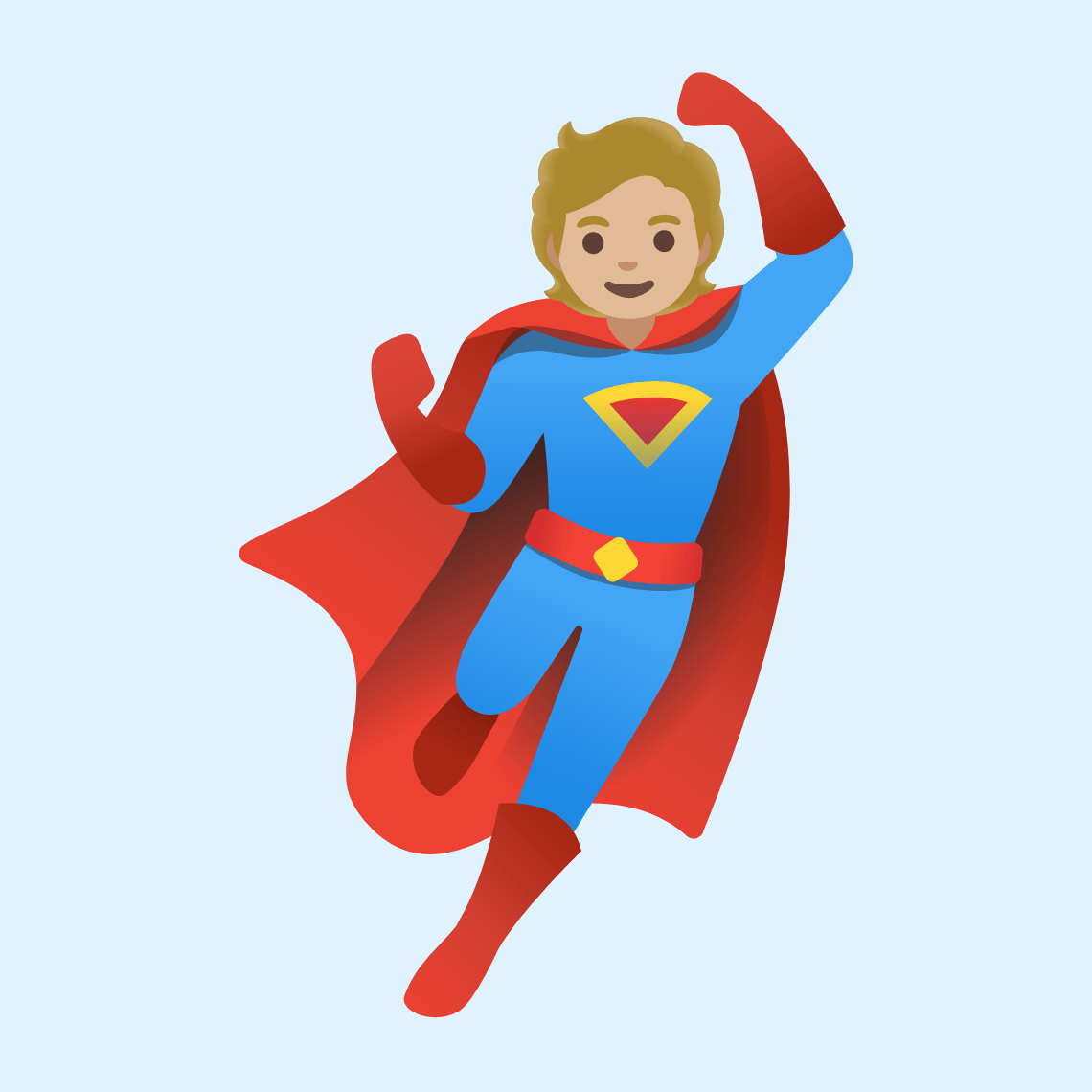 🦸🏼 Superheroj: svijetlo maslinasta boja kože