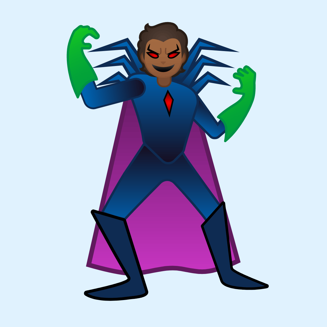 π¦ΉπΎ Supervillain: medium-dark skin tone