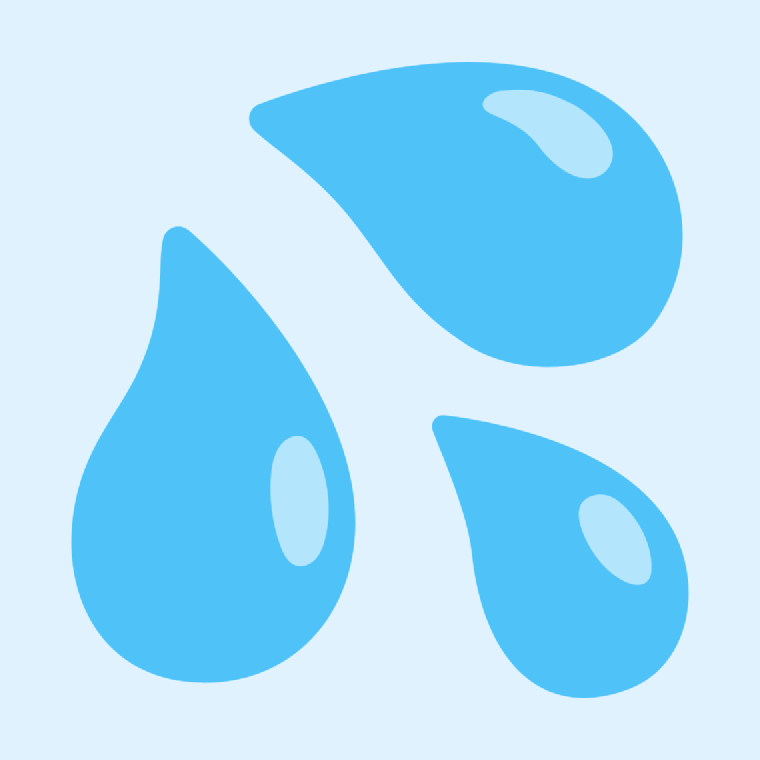 Emoji 💦 Sweat droplets: Meaning and Details