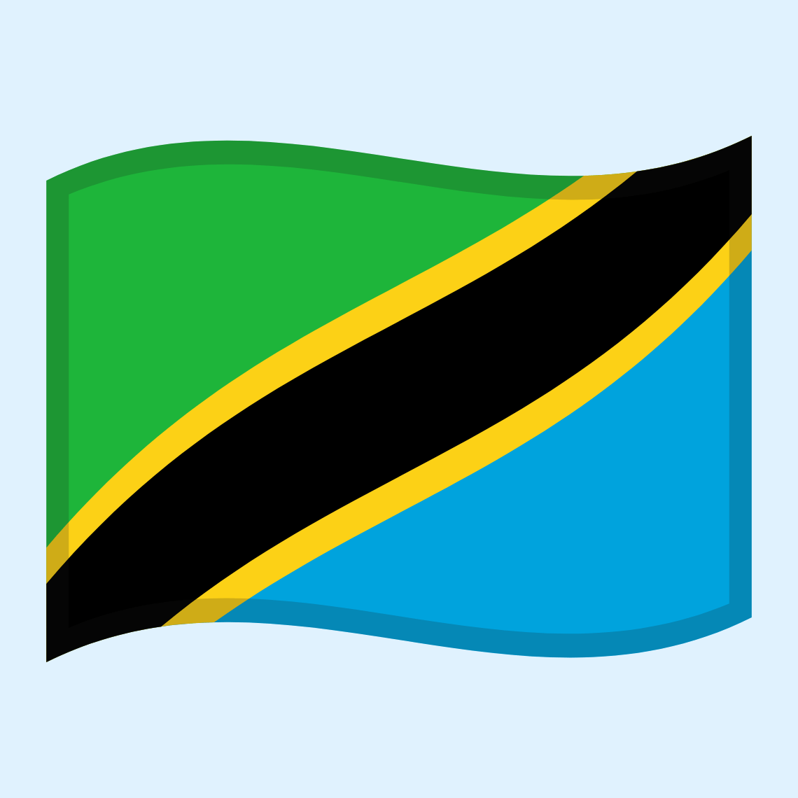 ๐น๐ฟ Flag: Tanzania