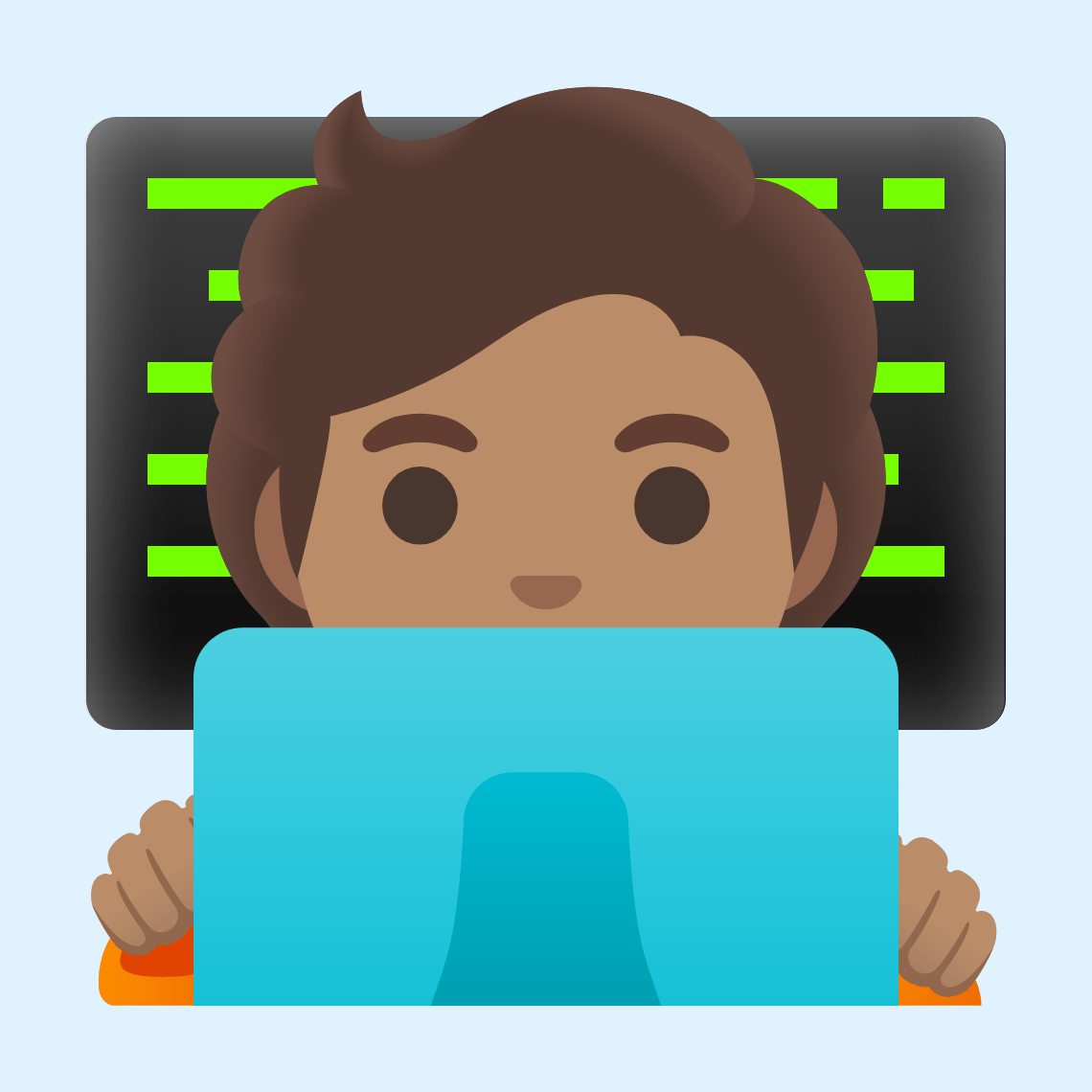 🧑🏽‍💻 Technologist: medium skin tone