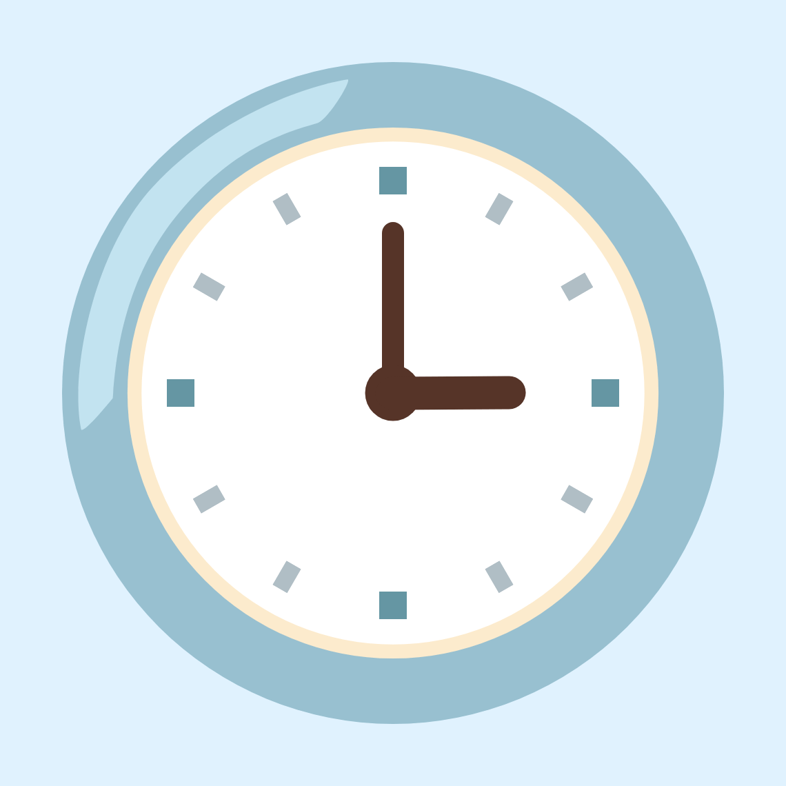 🕒 Three o’clock