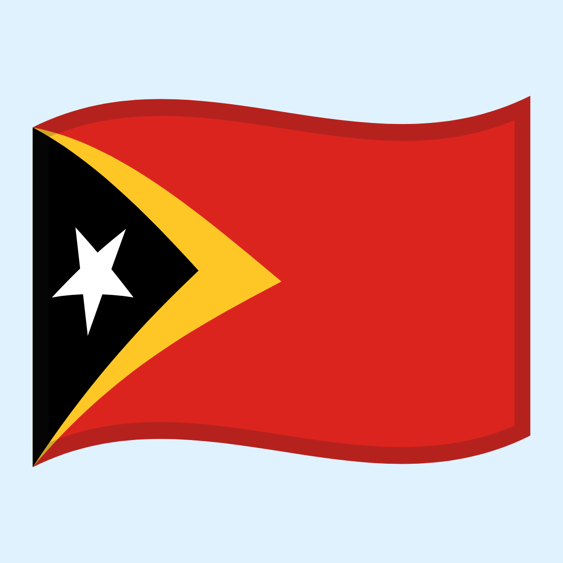 ๐น๐ฑ Flag: Timor-Leste