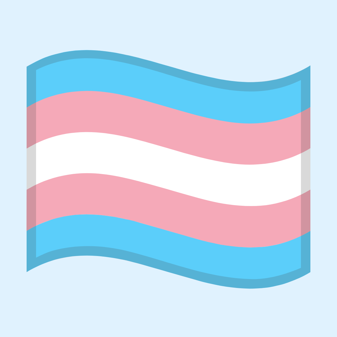 ๐ณ๏ธโโง๏ธ Transgender flag