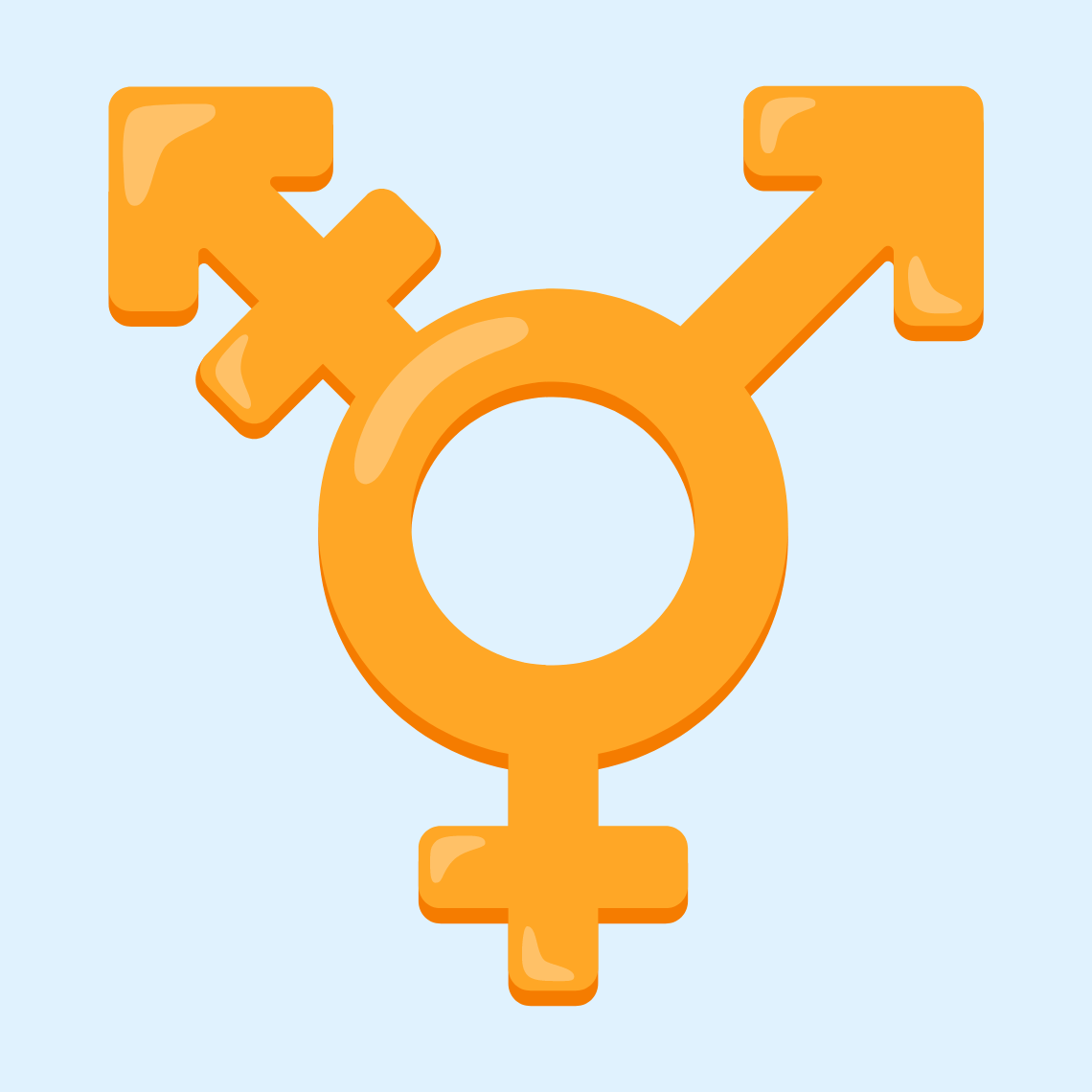 ⚧️ Transgender symbol