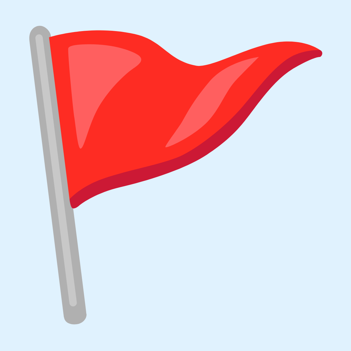 π© Triangular flag