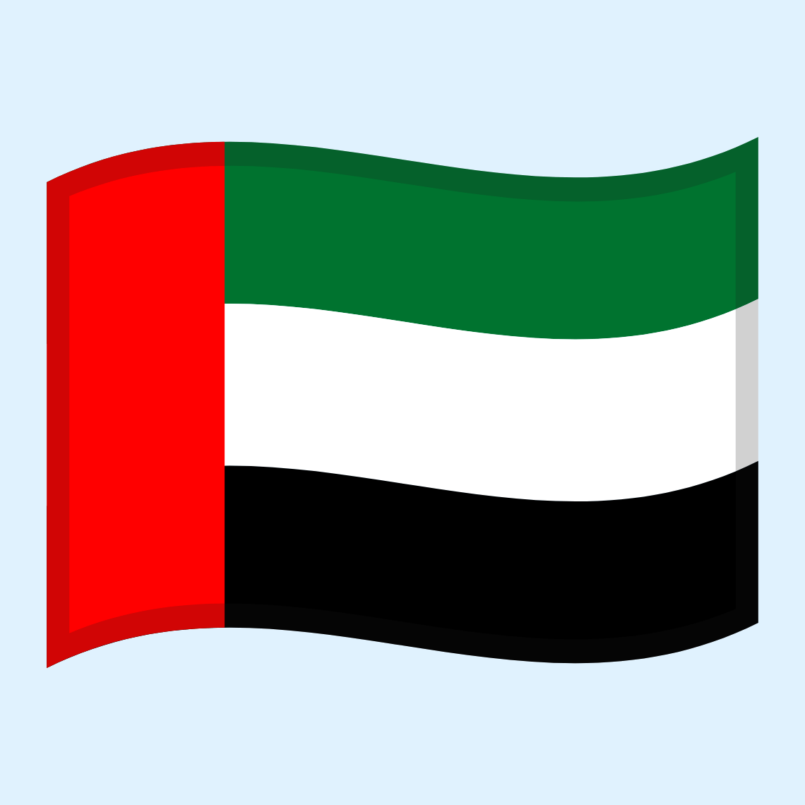 ๐ฆ๐ช Flag: United Arab Emirates
