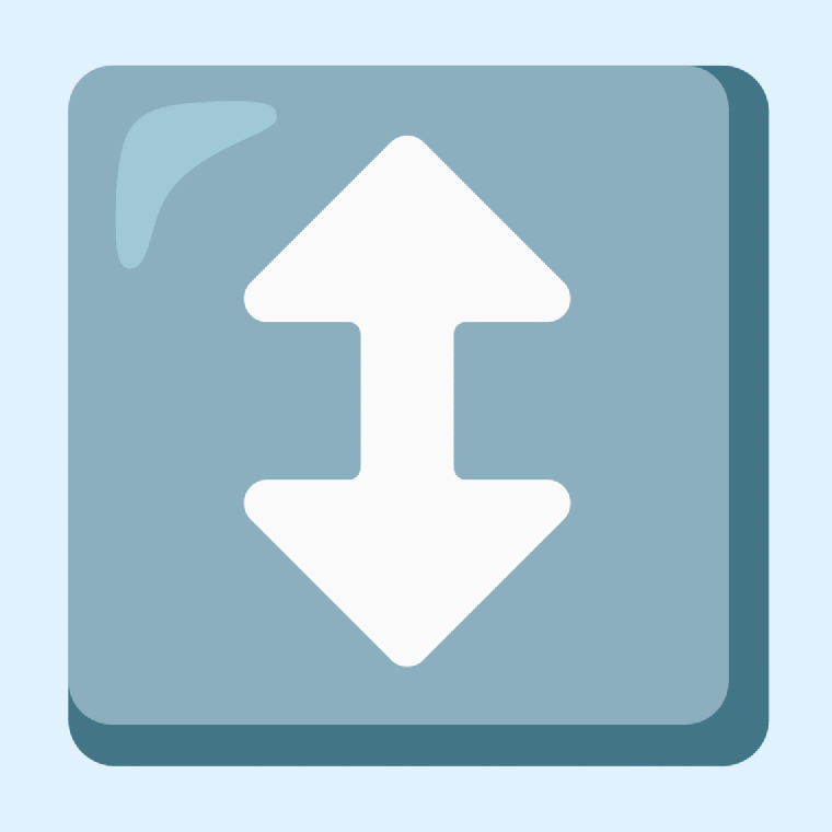 Emoji ↕️ Up-down arrow: Meaning and Details