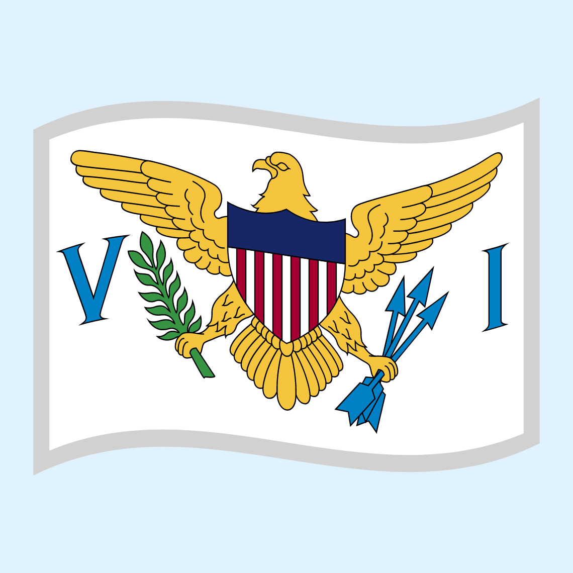 🇻🇮 Flag: U.S. Virgin Islands