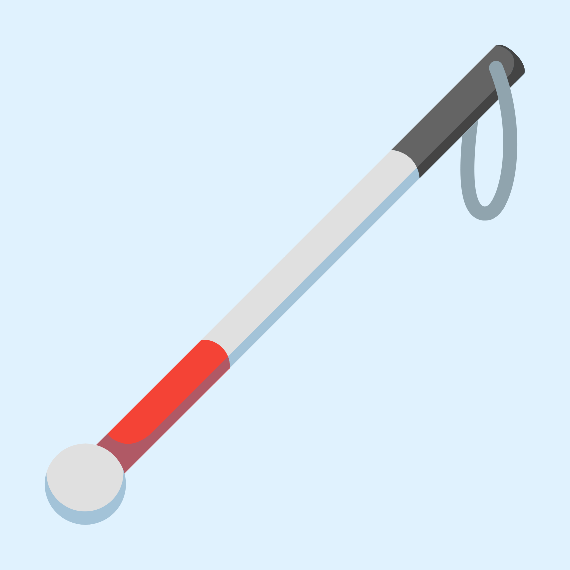 🦯 White cane