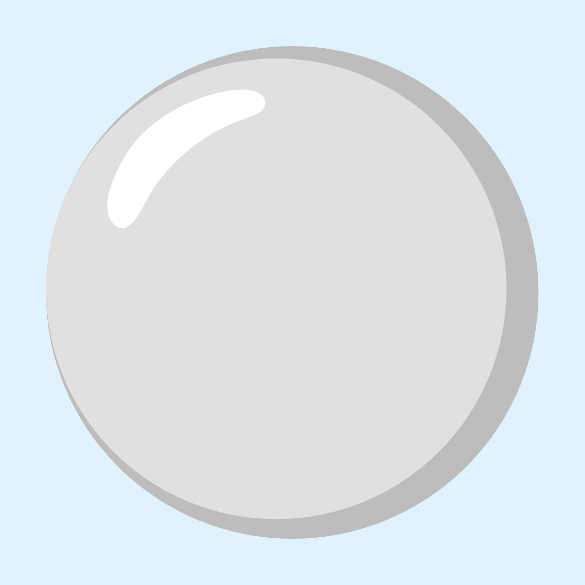 ⚪ White circle