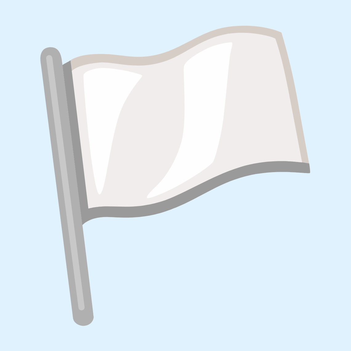 🏳️ White flag