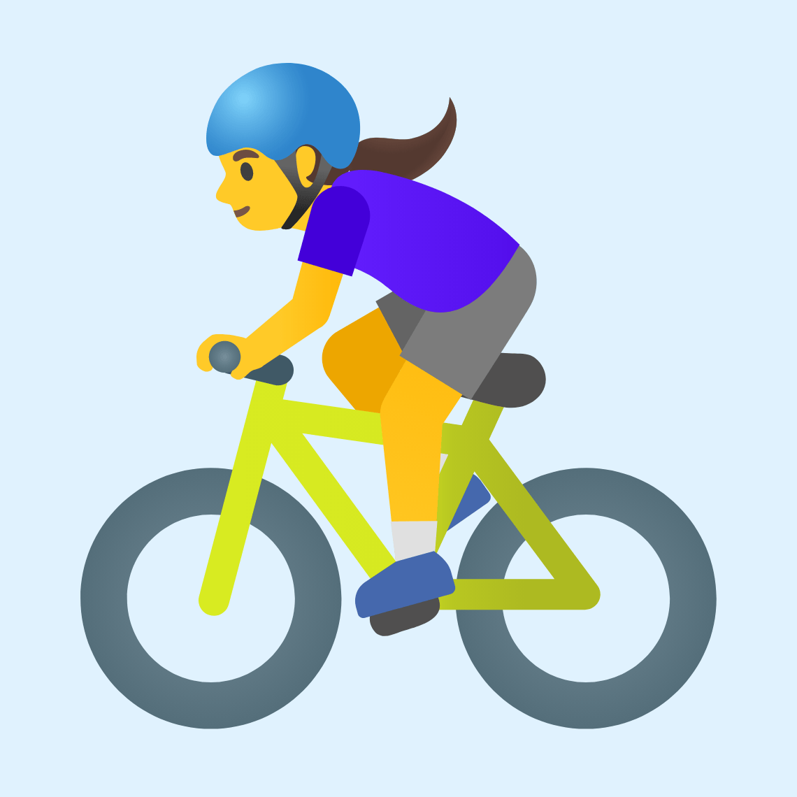 π΄ββοΈ Woman biking
