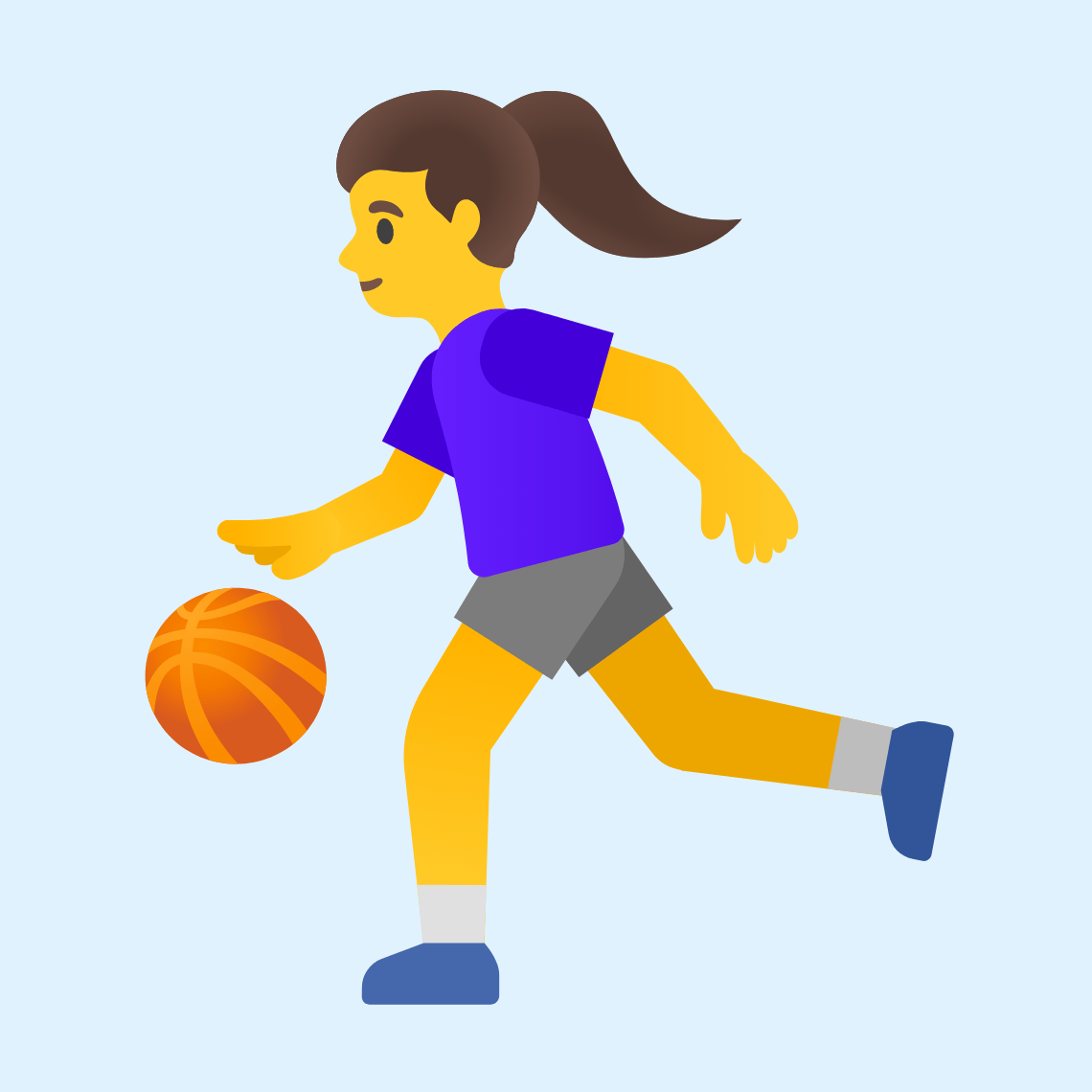 ⛹️♀️ Woman bouncing ball