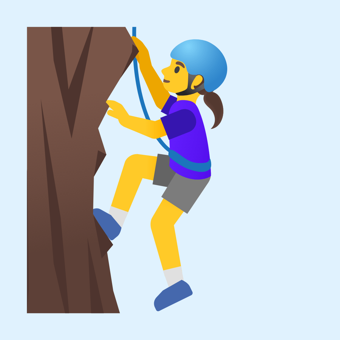 π§ββοΈ Woman climbing
