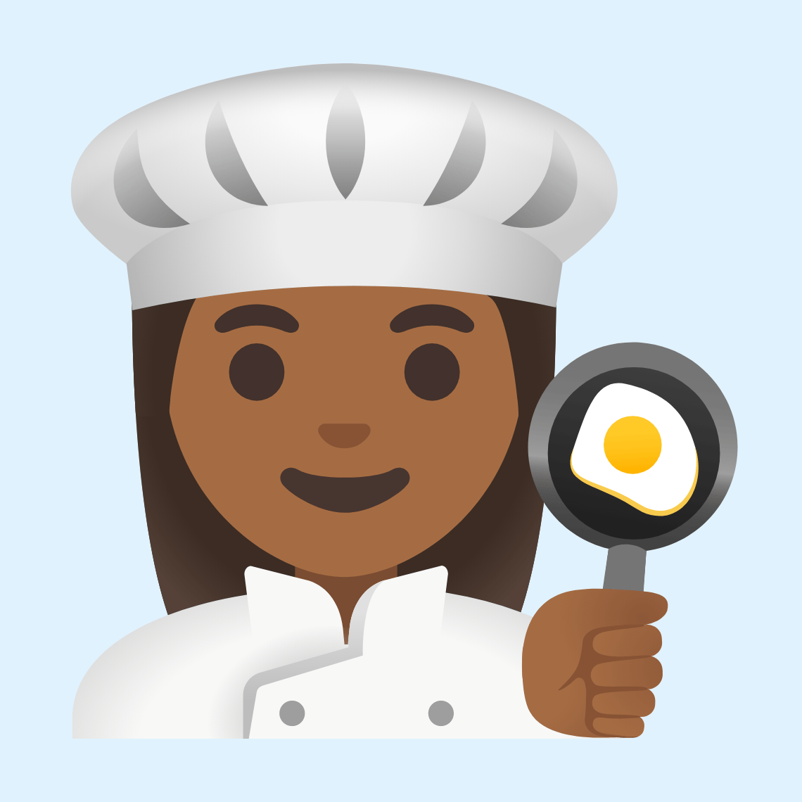 👩🏾🍳 Kuharica: smeđa boja kože