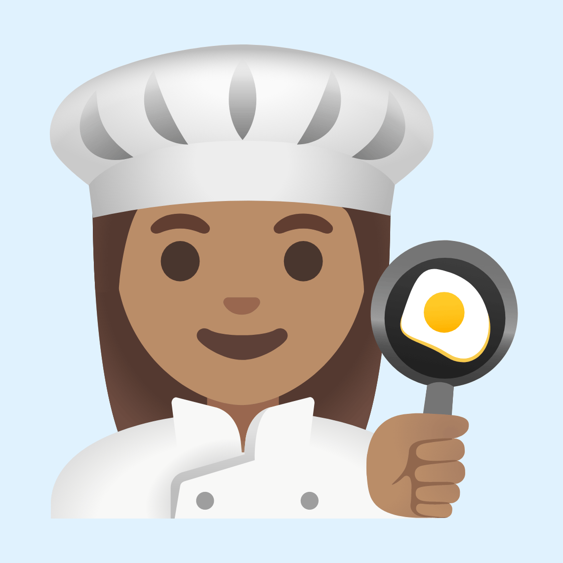π©π½βπ³ Woman cook: medium skin tone