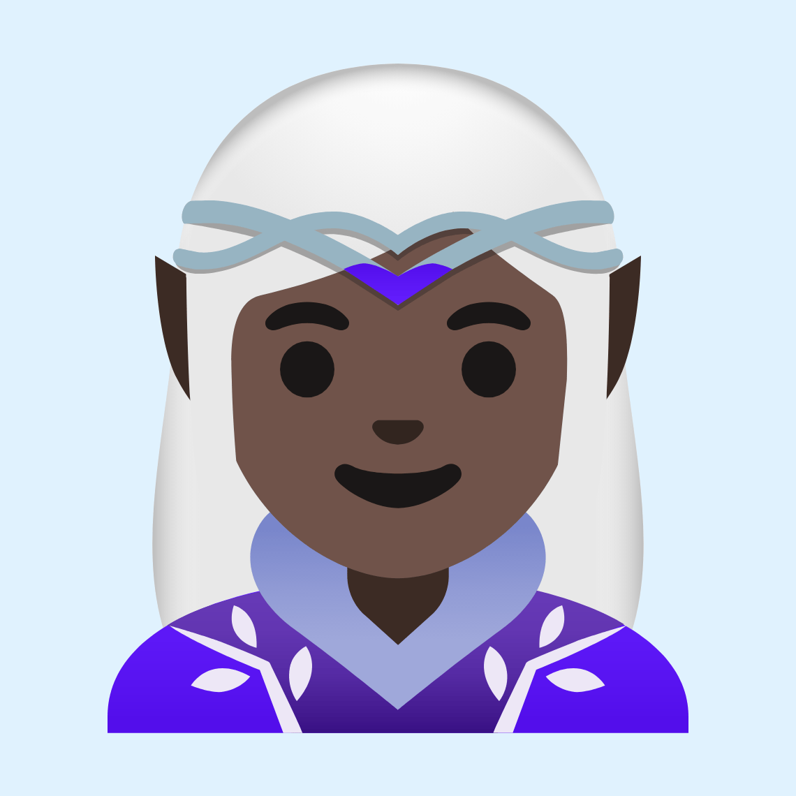 π§πΏββοΈ Woman elf: dark skin tone