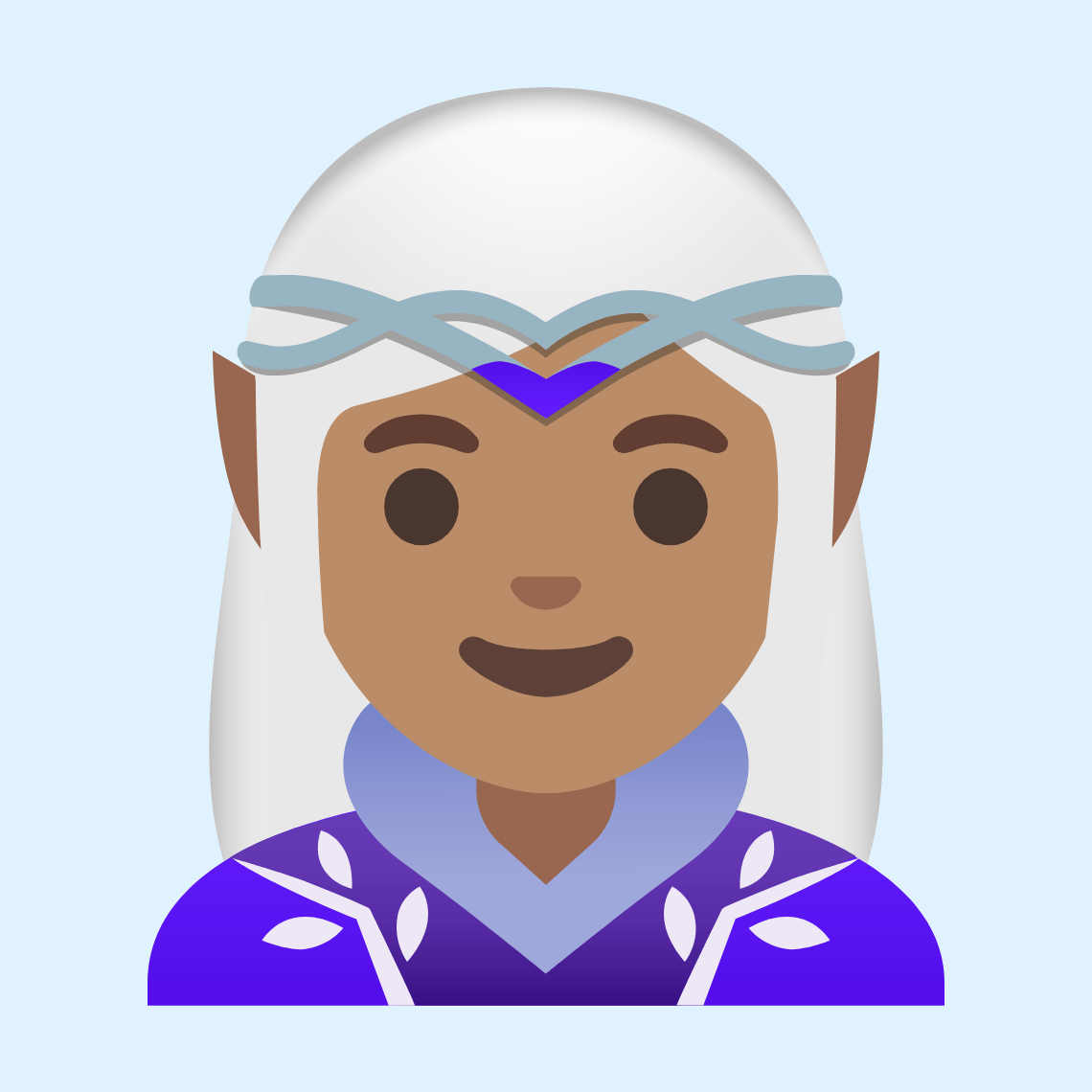 π§π½ββοΈ Woman elf: medium skin tone