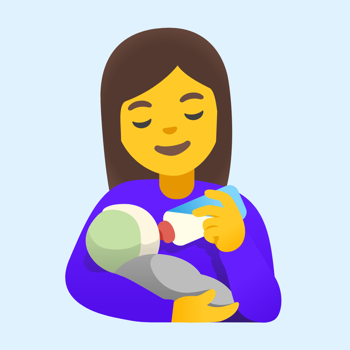 👩🍼 Woman feeding baby